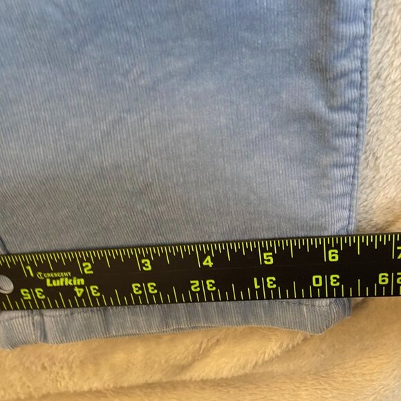 Croft & Barrow Womens Pants Size 6 Corduroy Straight Leg Casual Blue Stretch - Picture 6 of 12